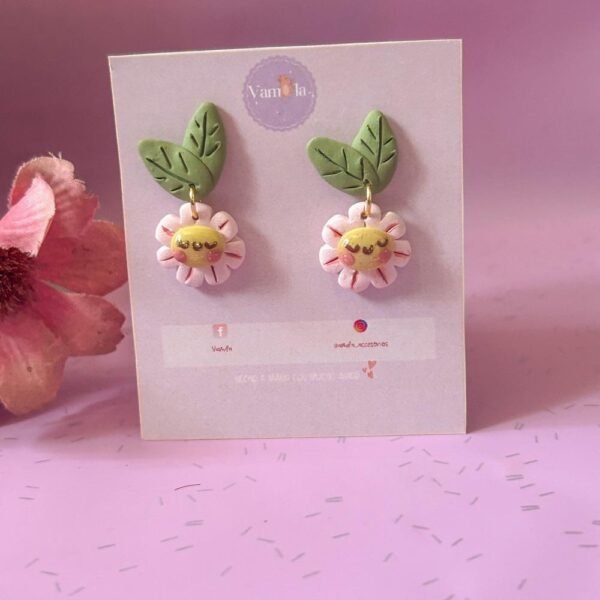 Aretes flor de manzano