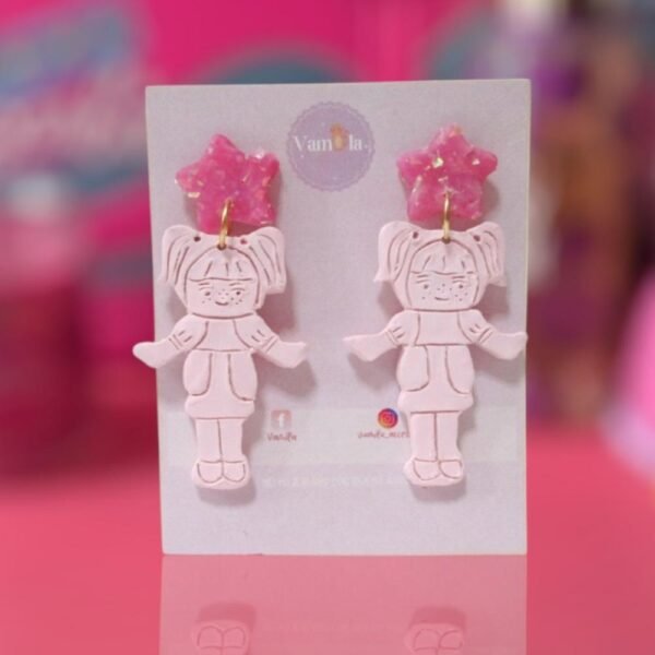 Aretes polly pocket