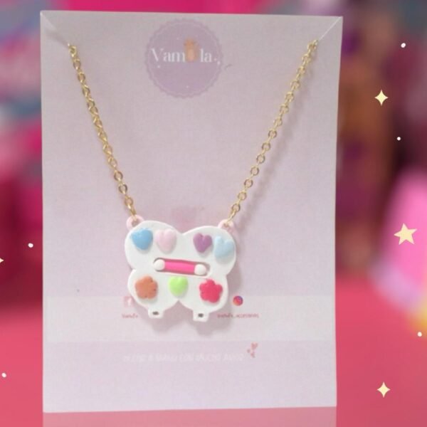Collar paleta de maquillaje 90´s