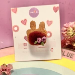 Anillo conejo mermelada de frambuesa