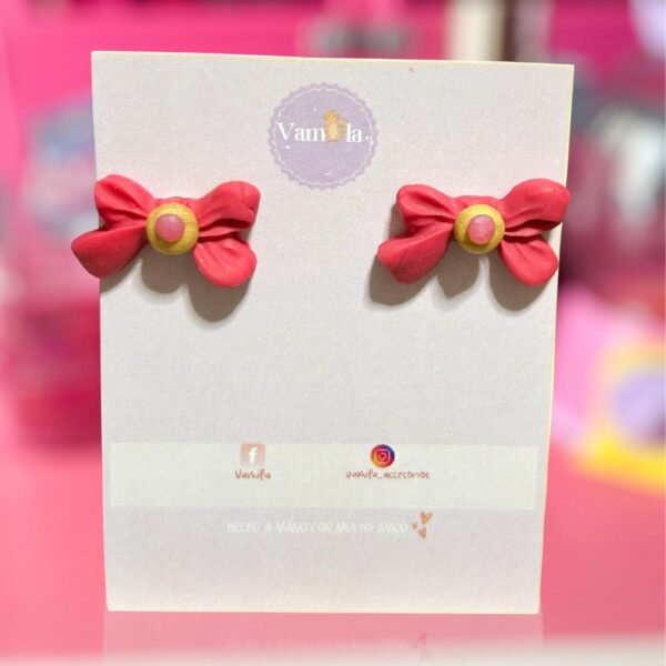 Aretes moño sailor moon