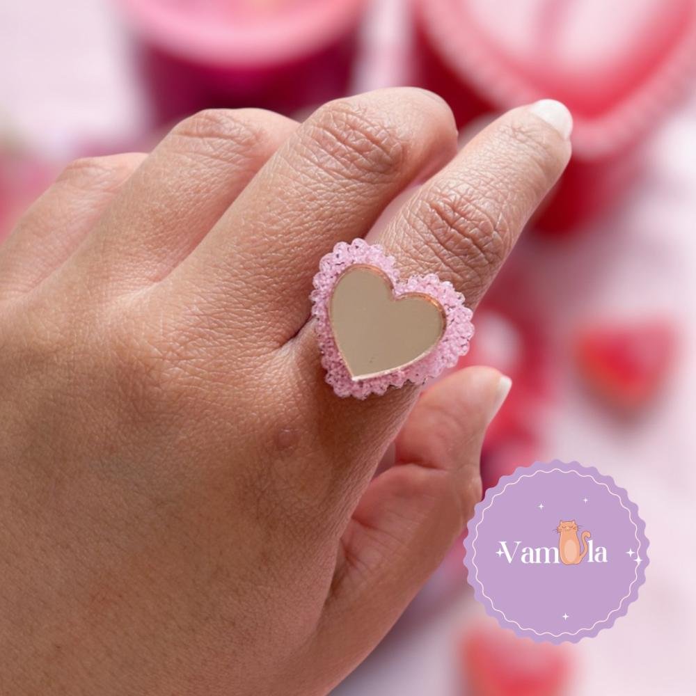 Anillo corazón valioso