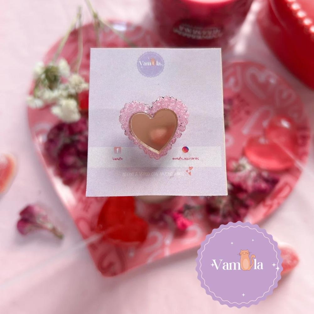 Anillo corazón valioso